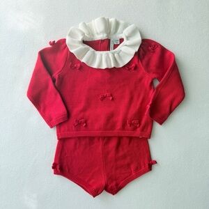 Janie and Jack Baby Bow Sweater Set | 18-24mo